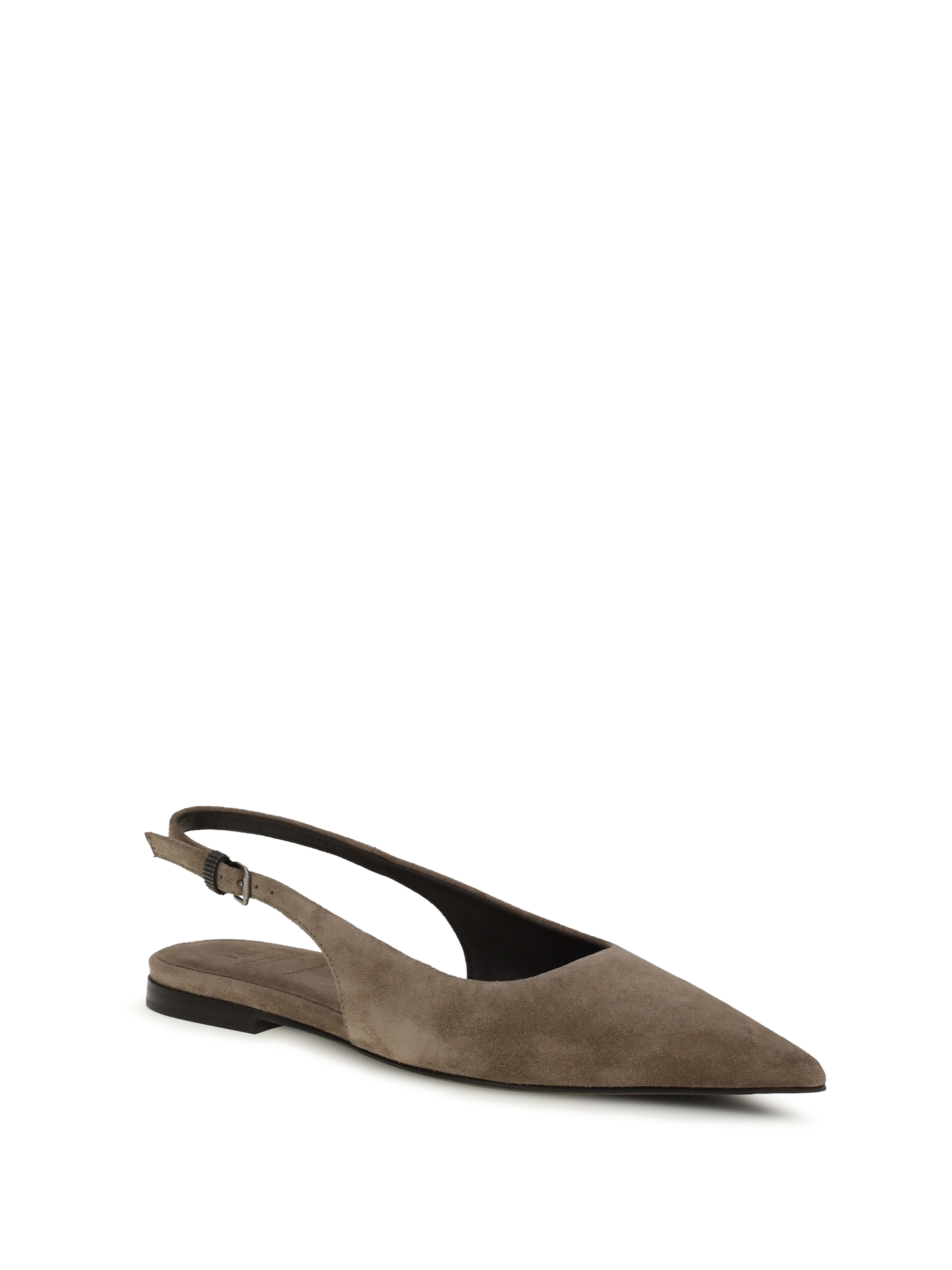 Suede Ballerinas