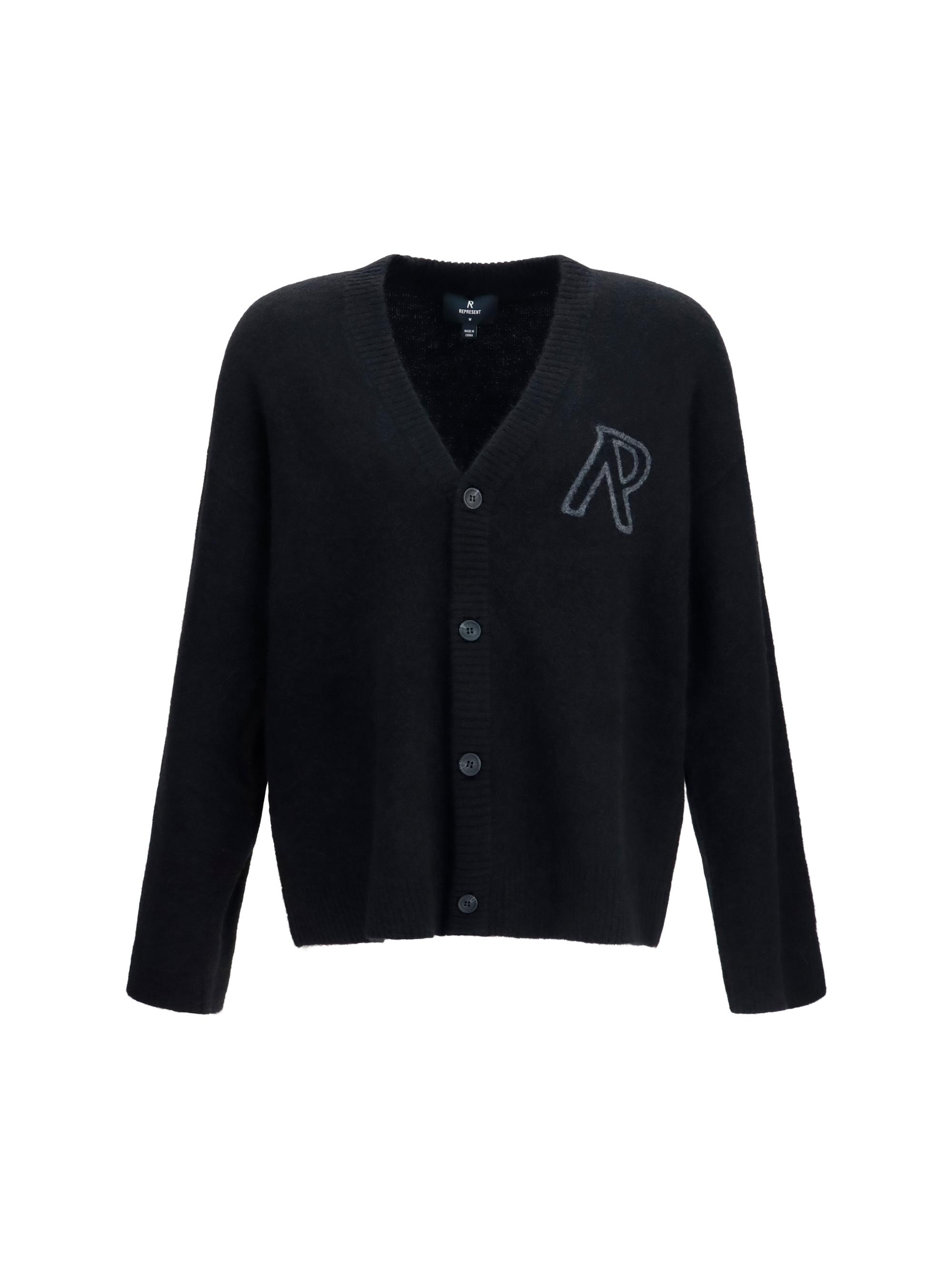 Buttoned V-neck Cardigan