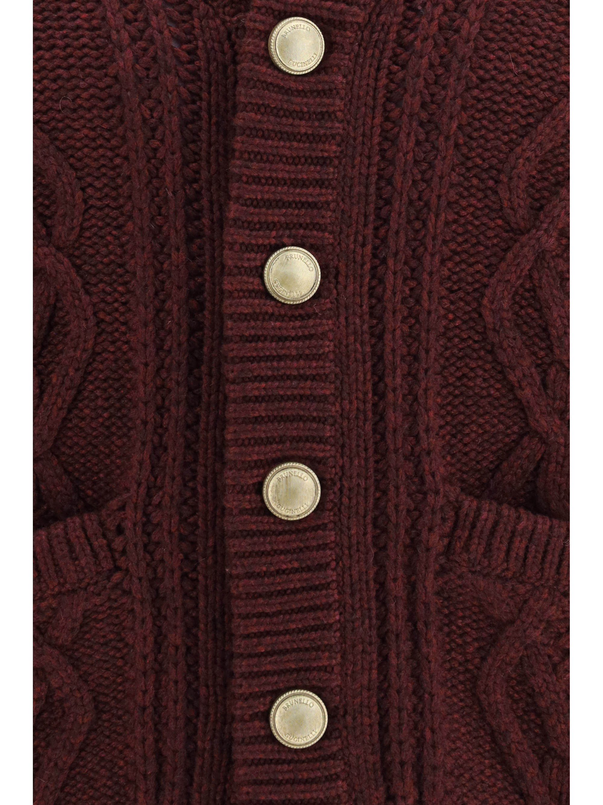 Cable-knit cashmere Cardigan