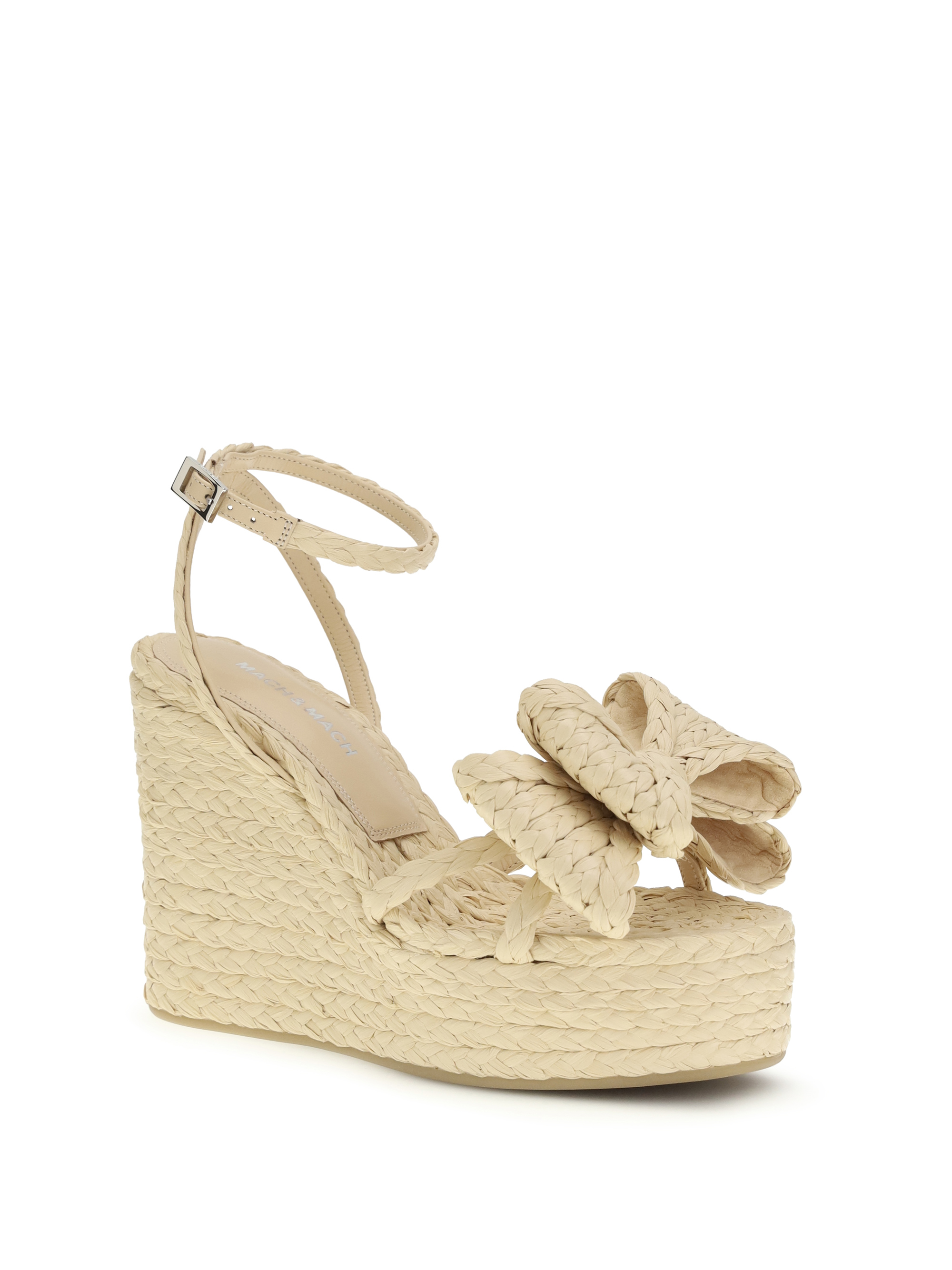 Le Cadeau raffia wedge Sandals