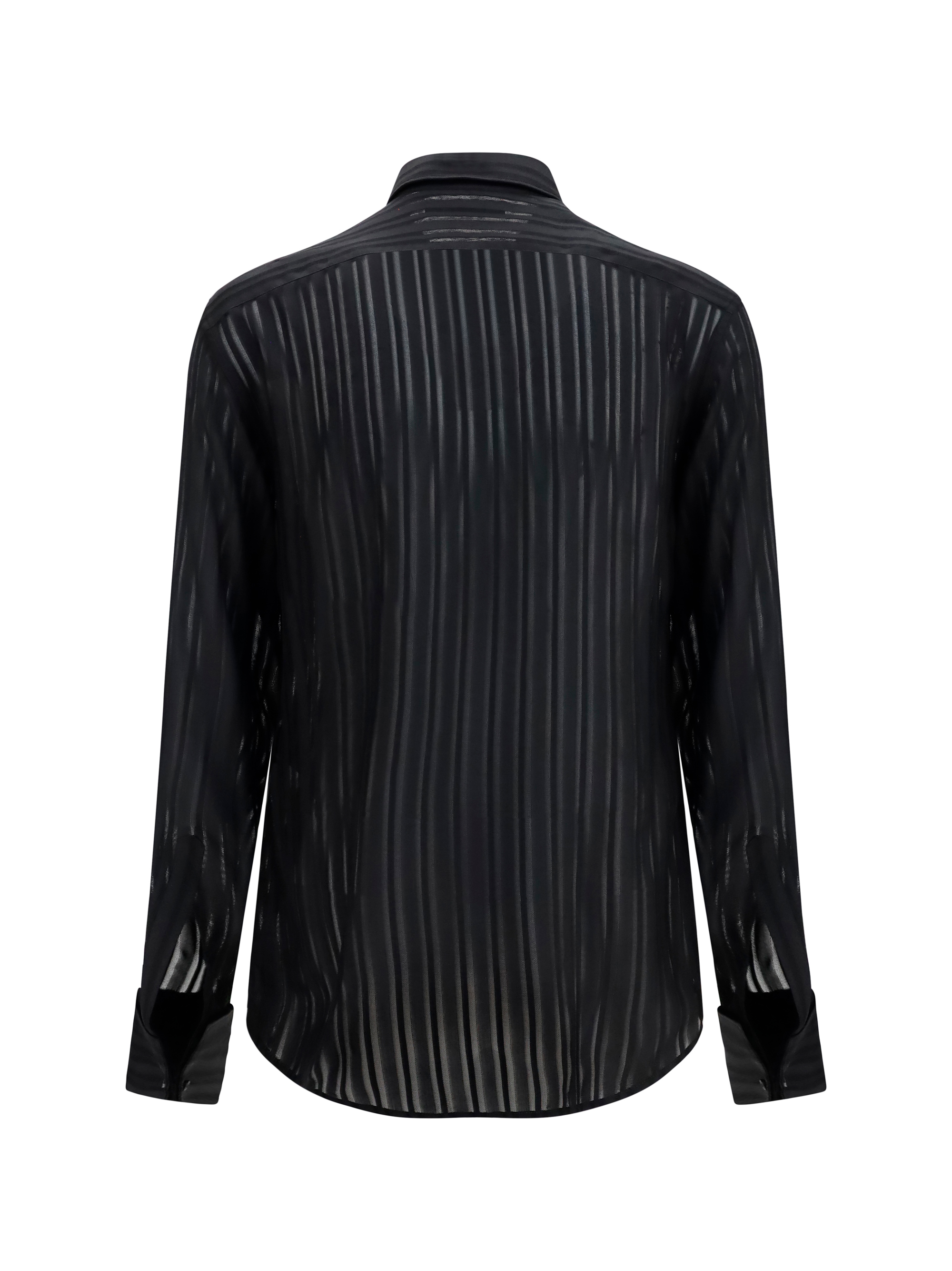 Striped silk gauze Shirt