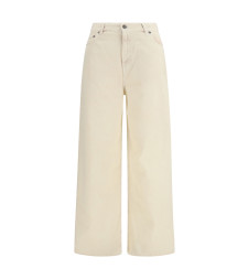 Wide-leg cotton denim Jeans