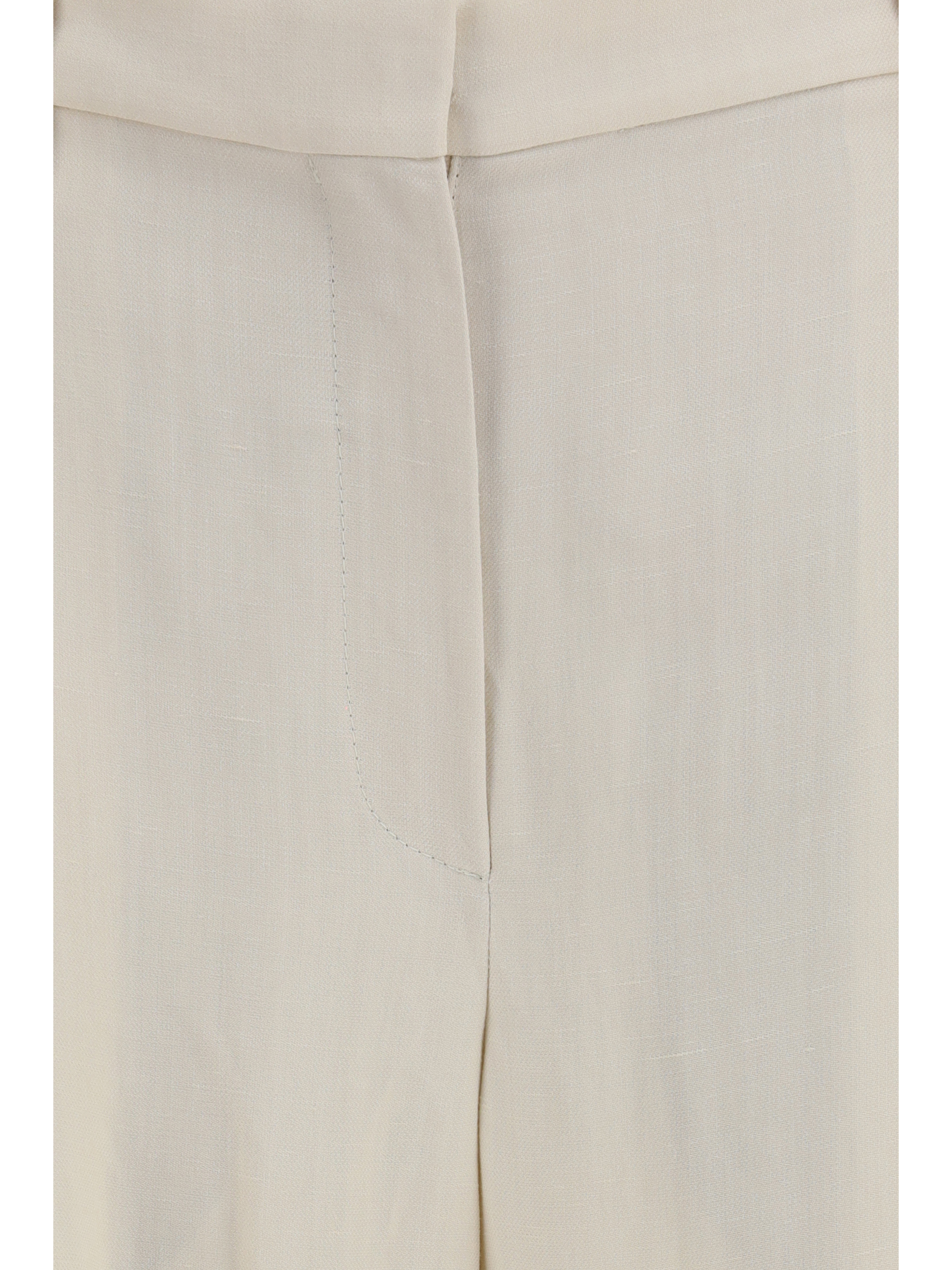 Wide Pants in fluid twill