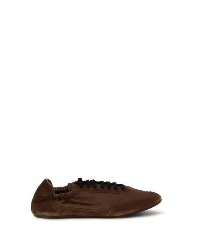 Collapse Sneakers in Re-Nylon and suede