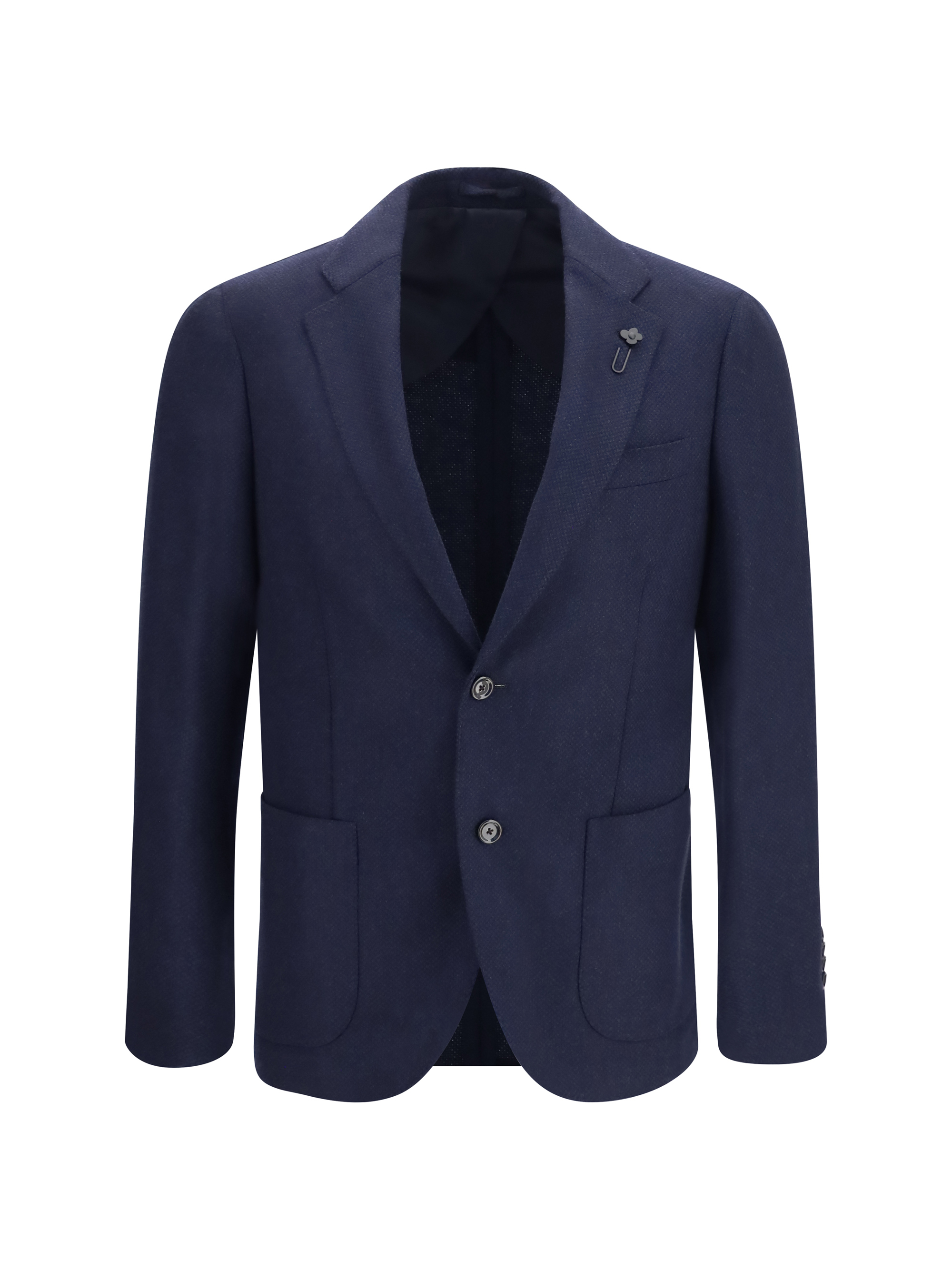 Single-breasted wool and cashmere Jacket