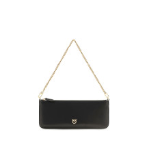 Horizontal Flat leather Shoulder Bag