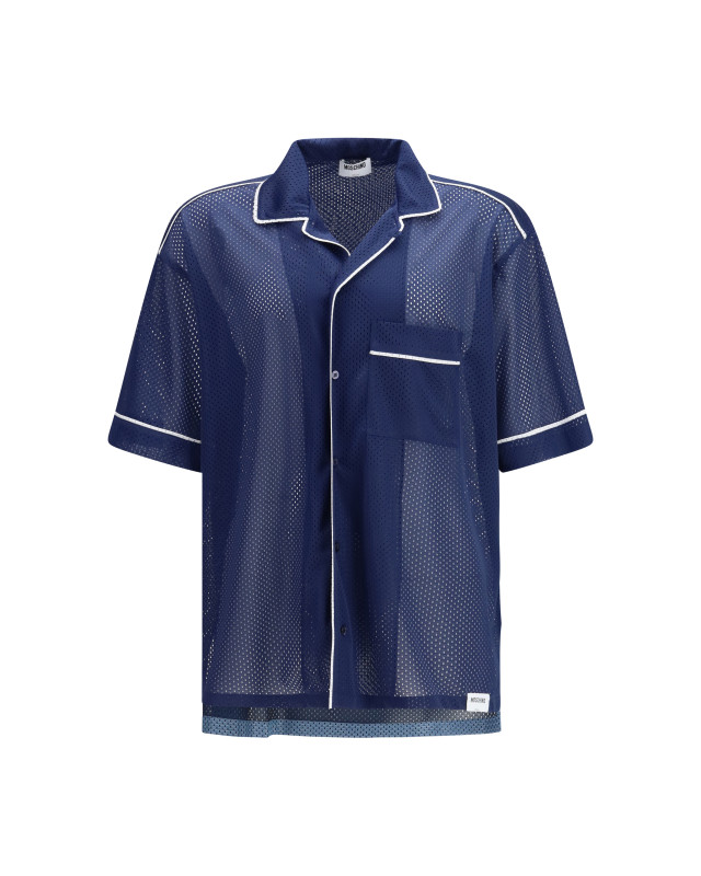 Technical mesh Shirt with reversed 22 print