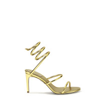Metallic Cleo Sandals in leather