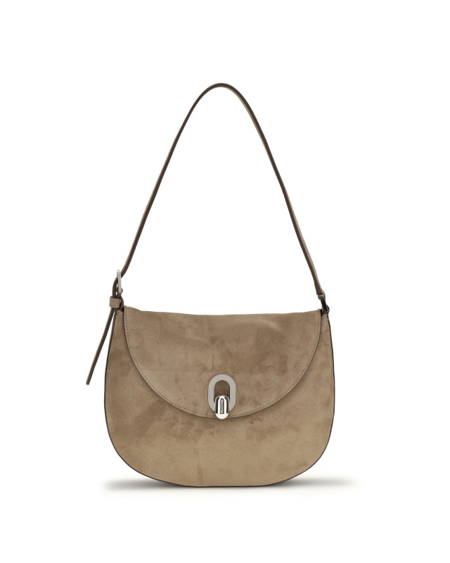Savette Round Hobo Shoulder Bag