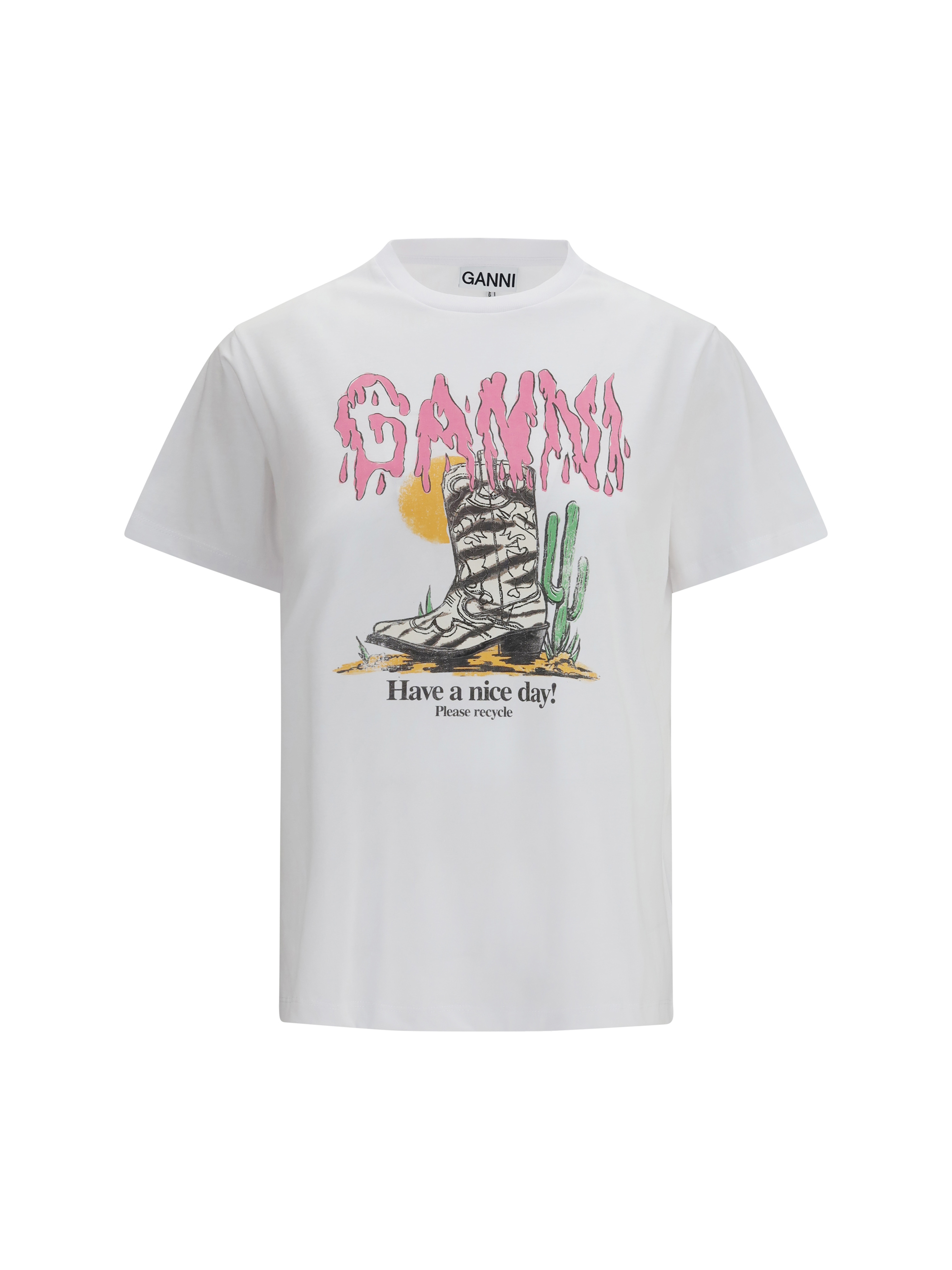 Western T-shirt with cowboy boots