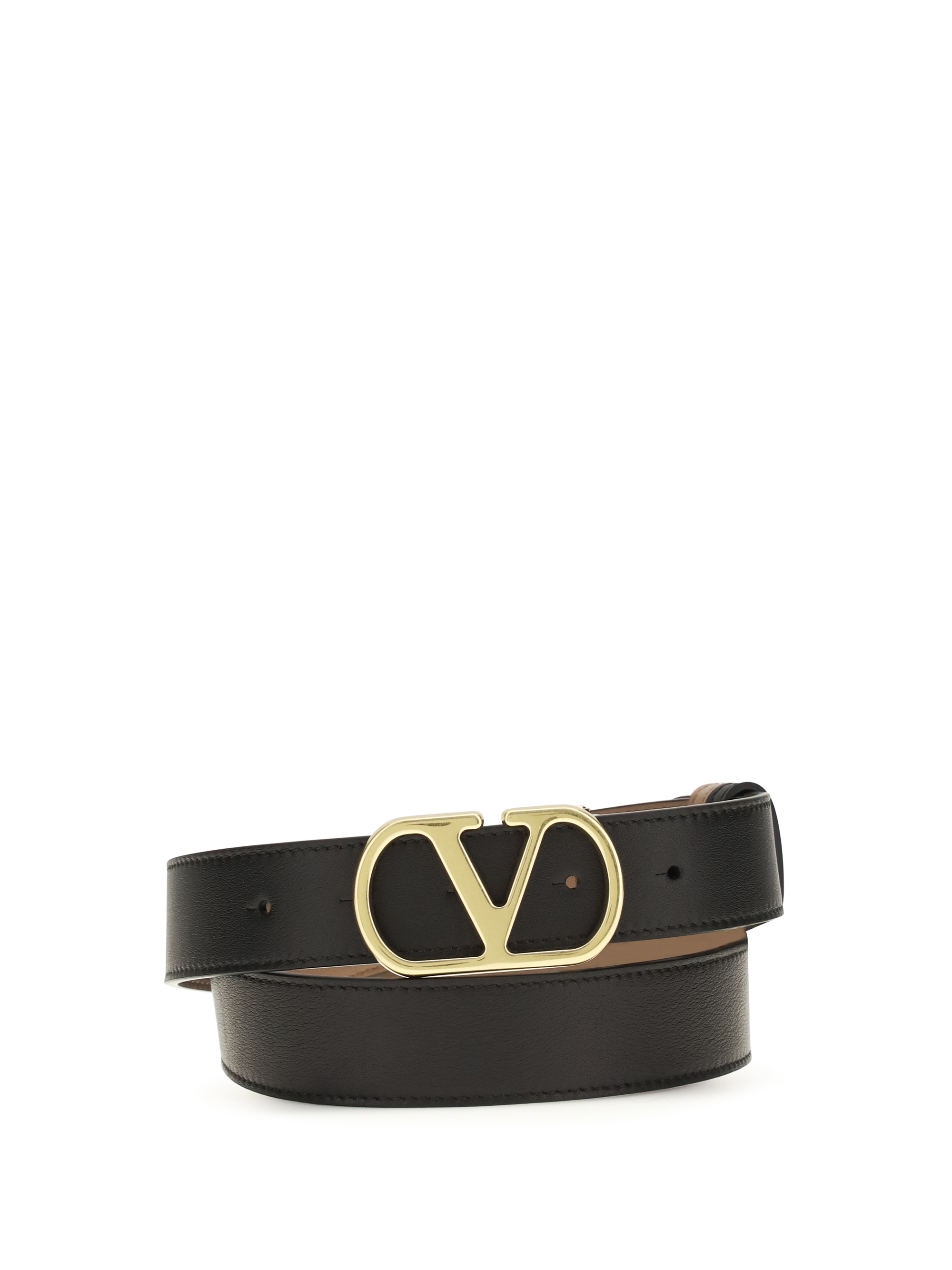 Reversible VLogo Signature Belt