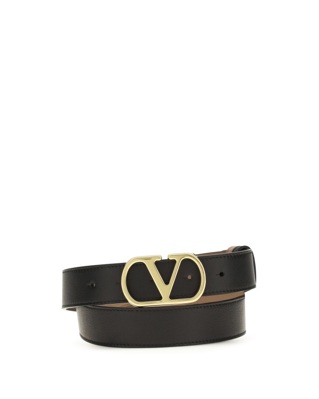 Reversible VLogo Signature Belt