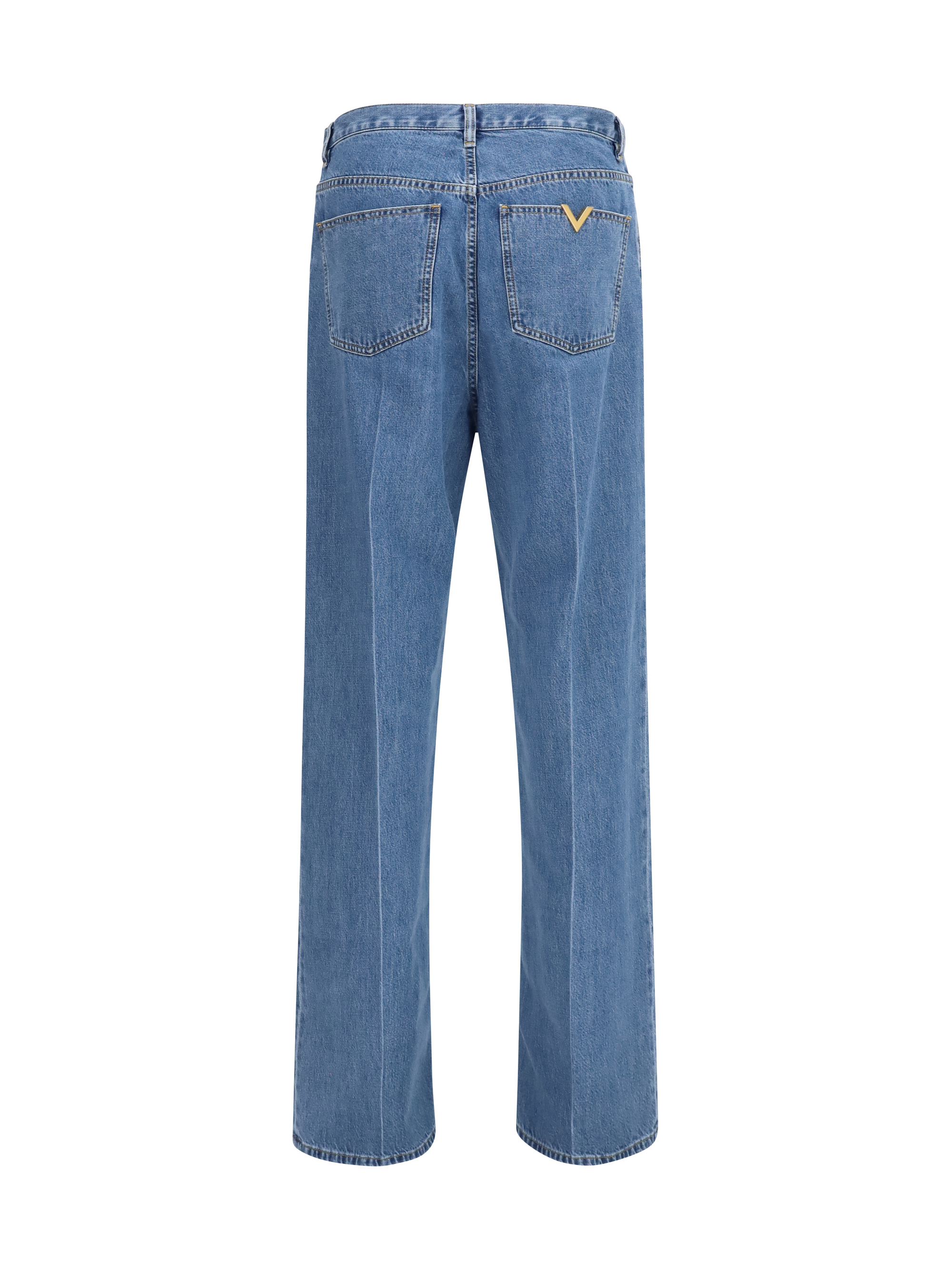 Straight-leg denim Jeans