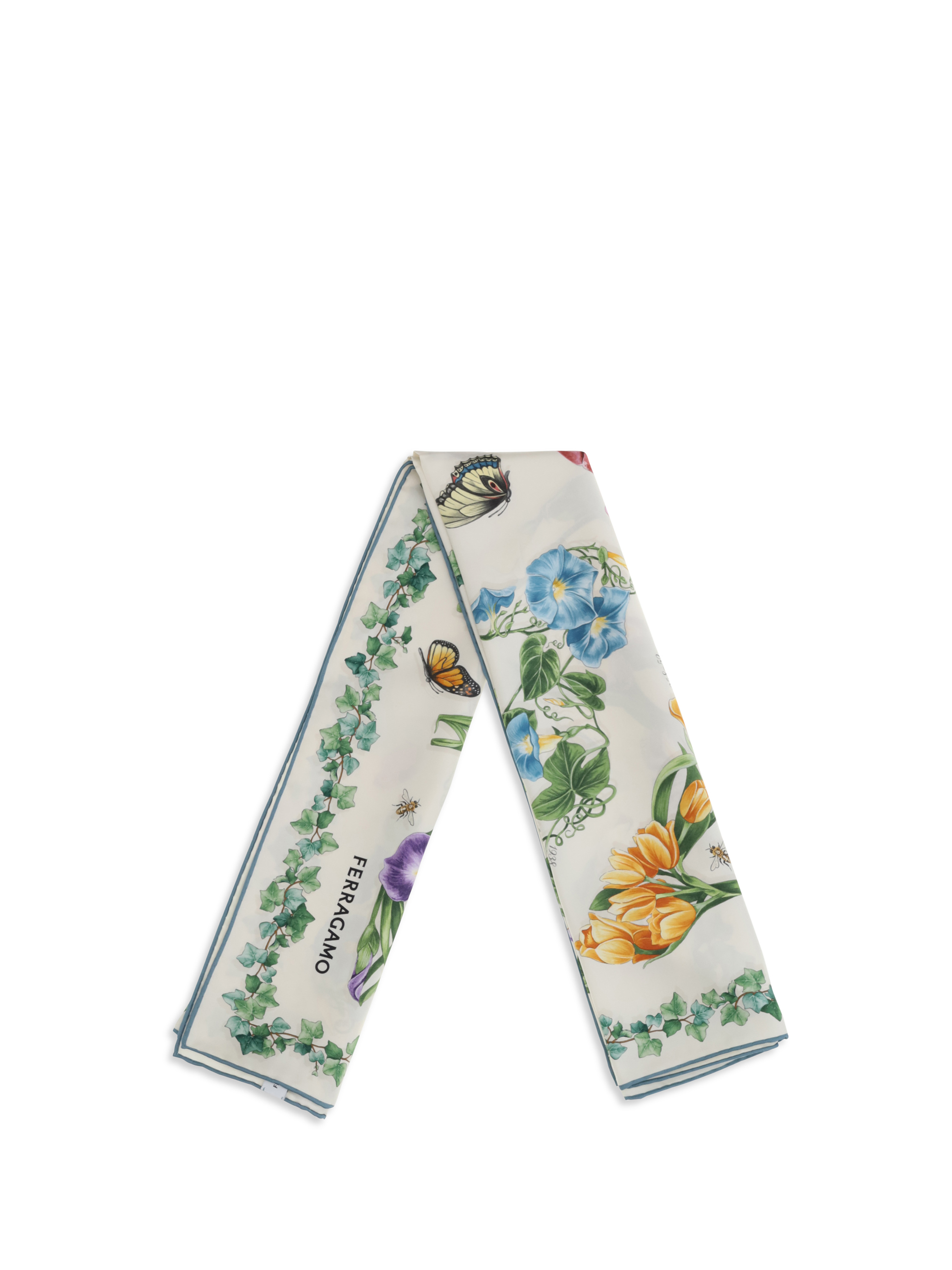 Eden print Silk Scarf