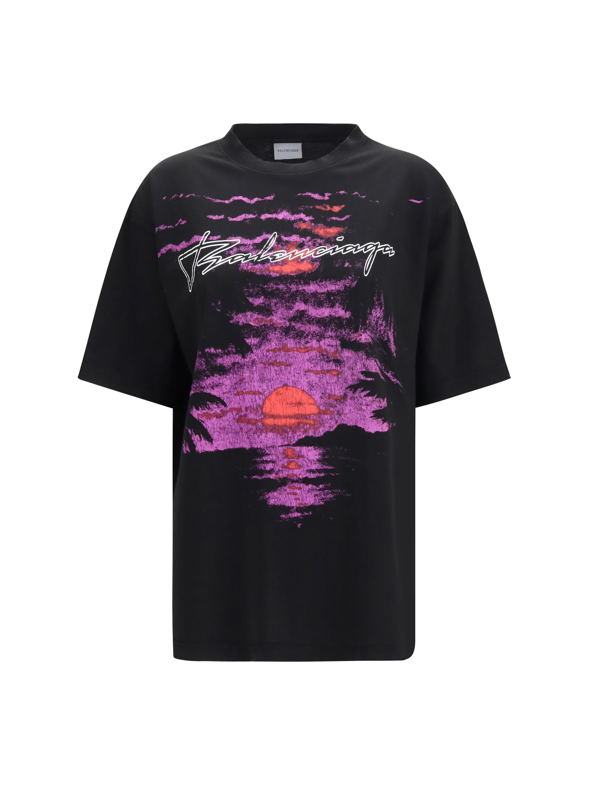 Printed cotton T-shirt