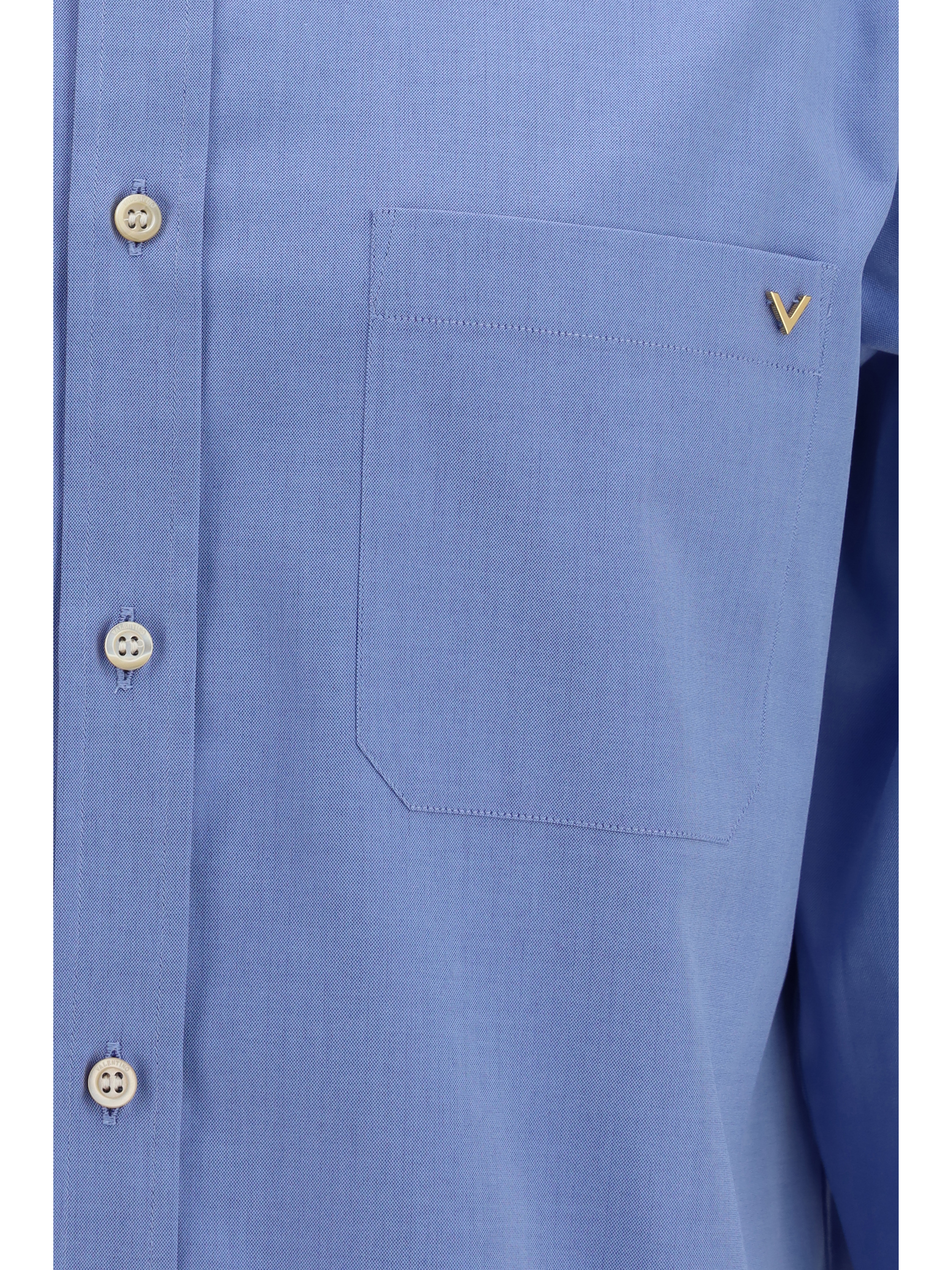 Lightweight cotton Shirt with VGold