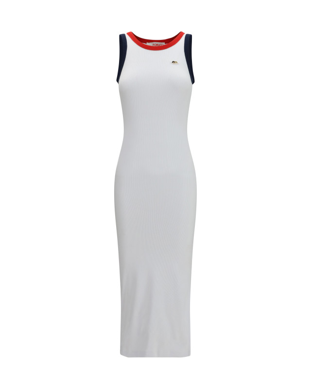 Midi Dress in ribbed cotton