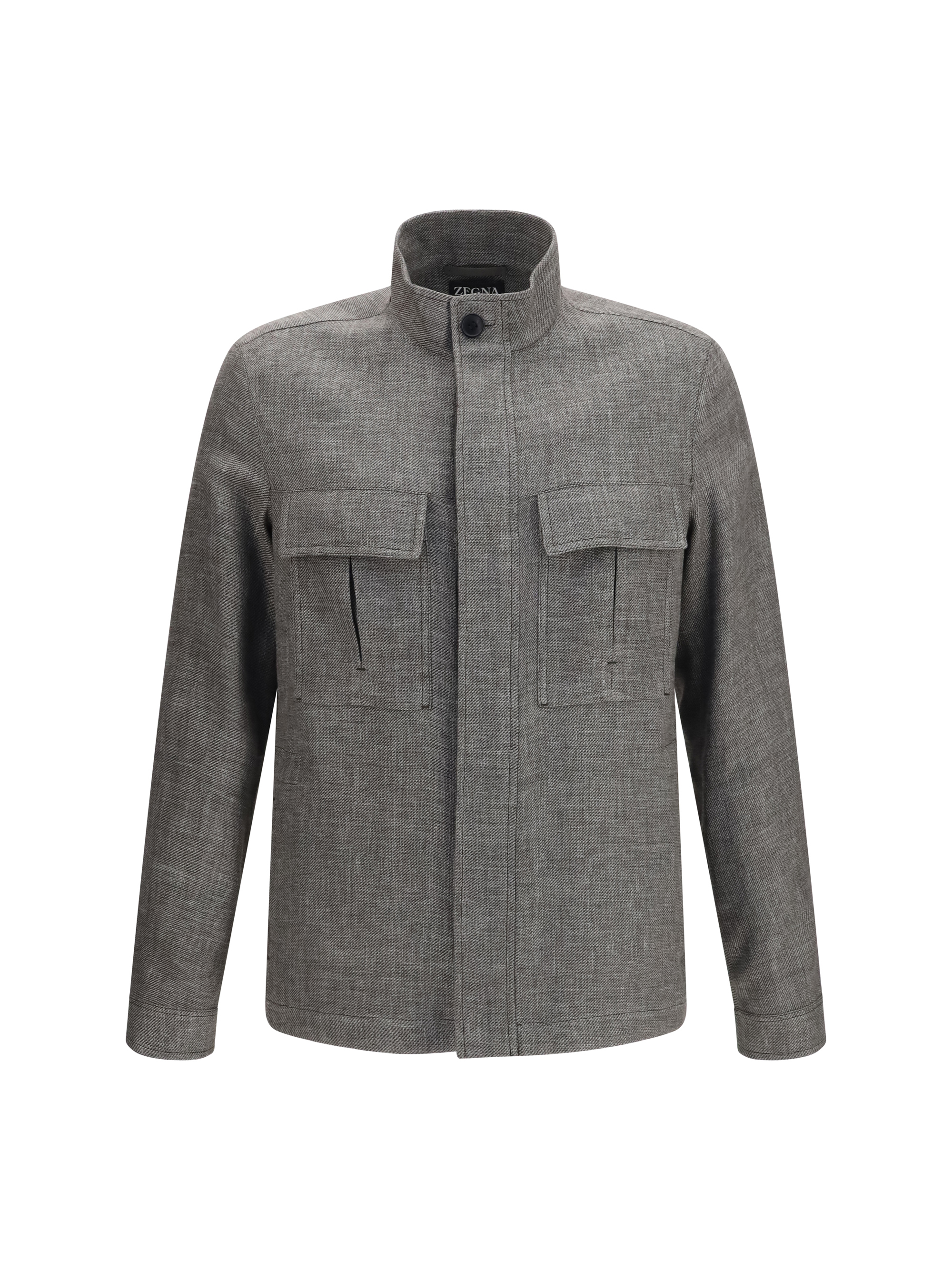 High-collar Shirt Jacket