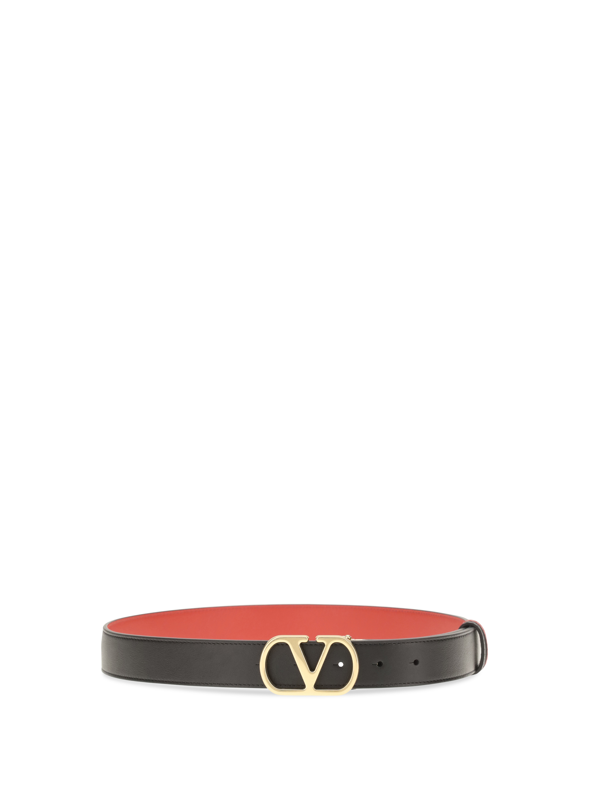 Reversible VLogo Signature Belt