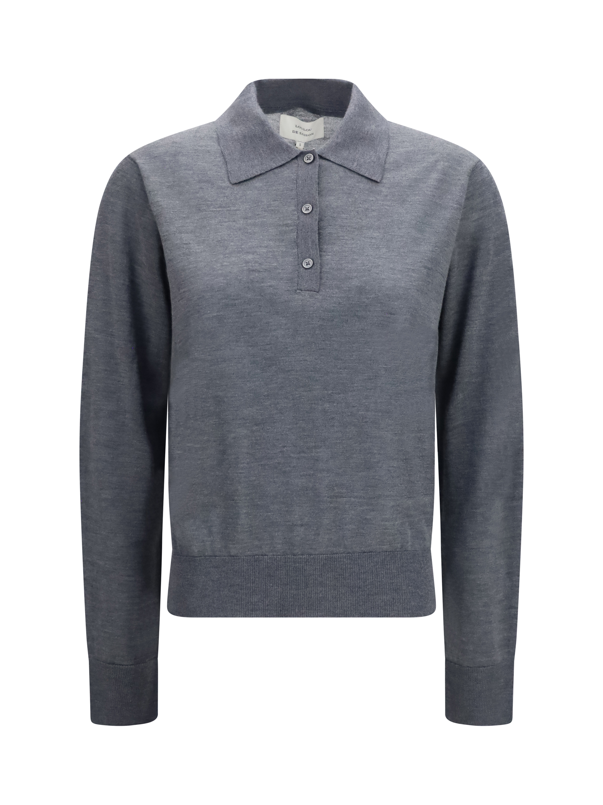 Miles long-sleeve fine-knit Polo