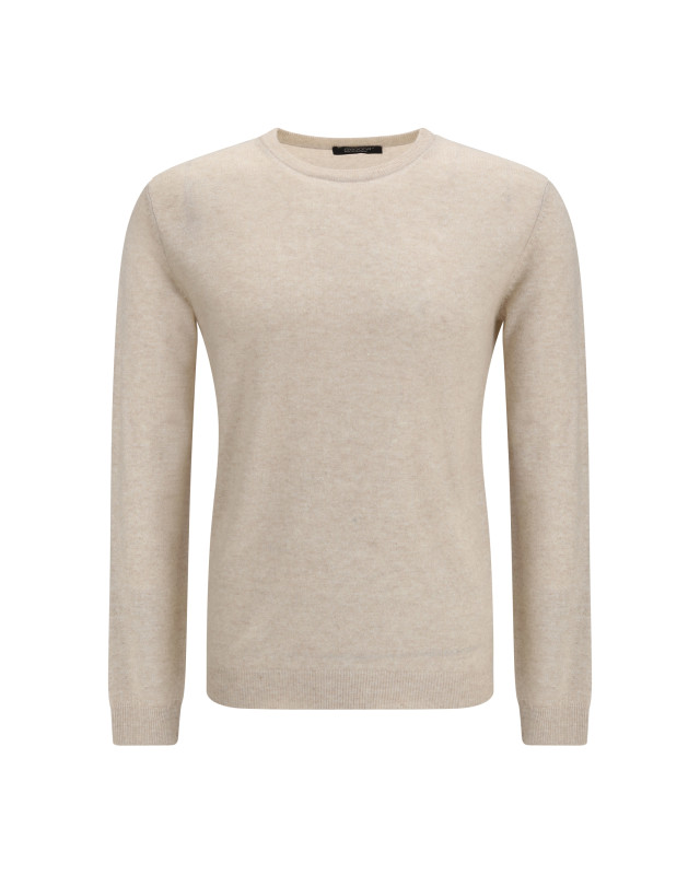 Crewneck Sweater in cashmere and linen