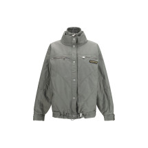 High-neck Bomber with zips