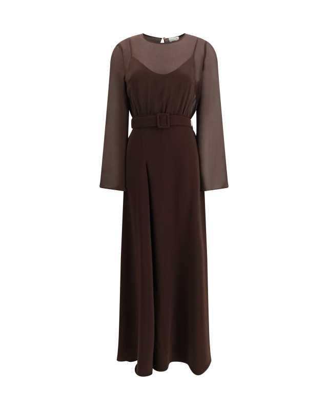 Long belted Dress