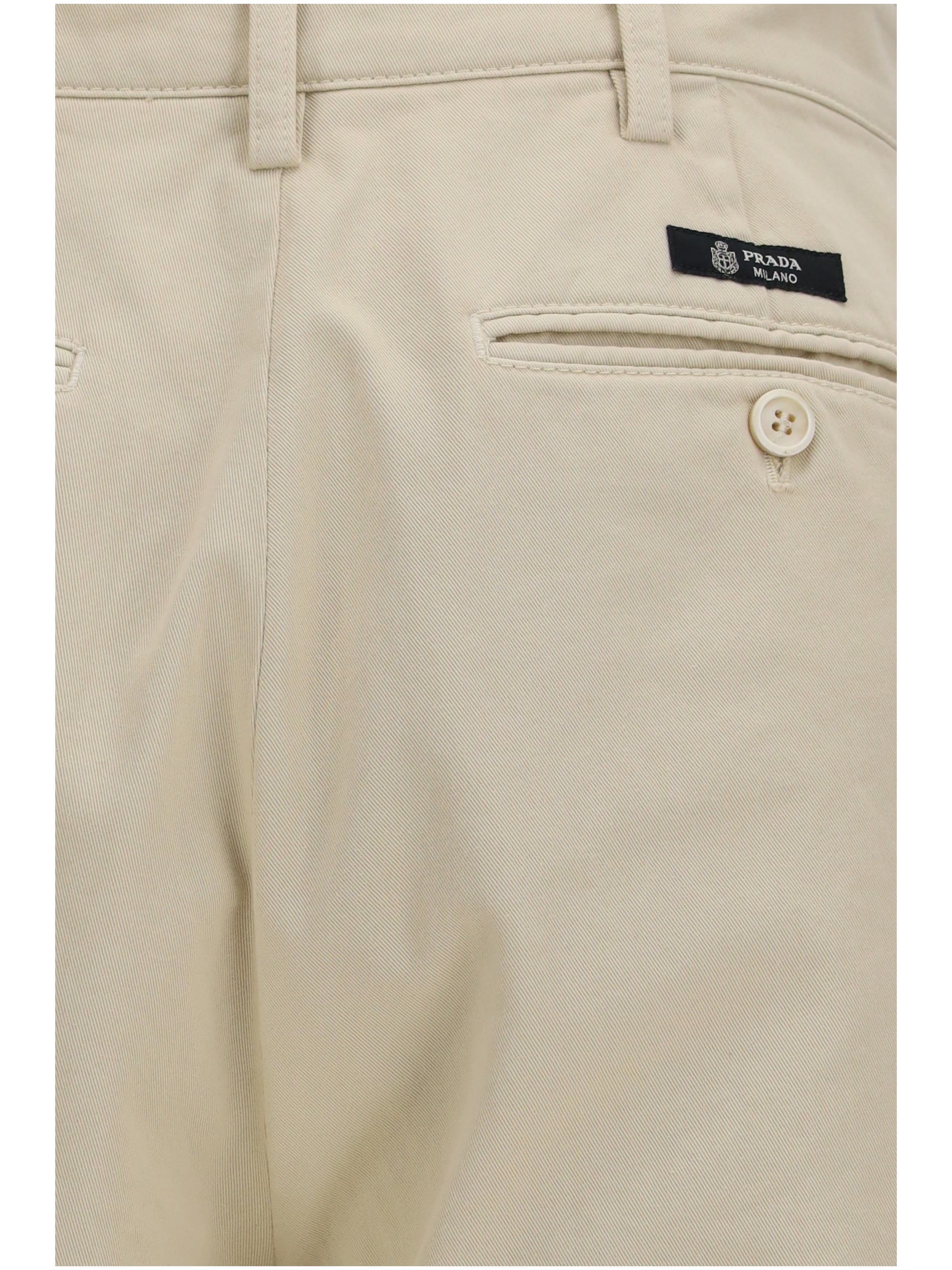Straight-leg cotton Pants