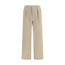 Straight-leg cotton Pants