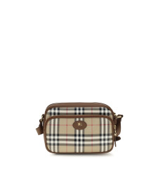 Check front pocket Shoulder Bag