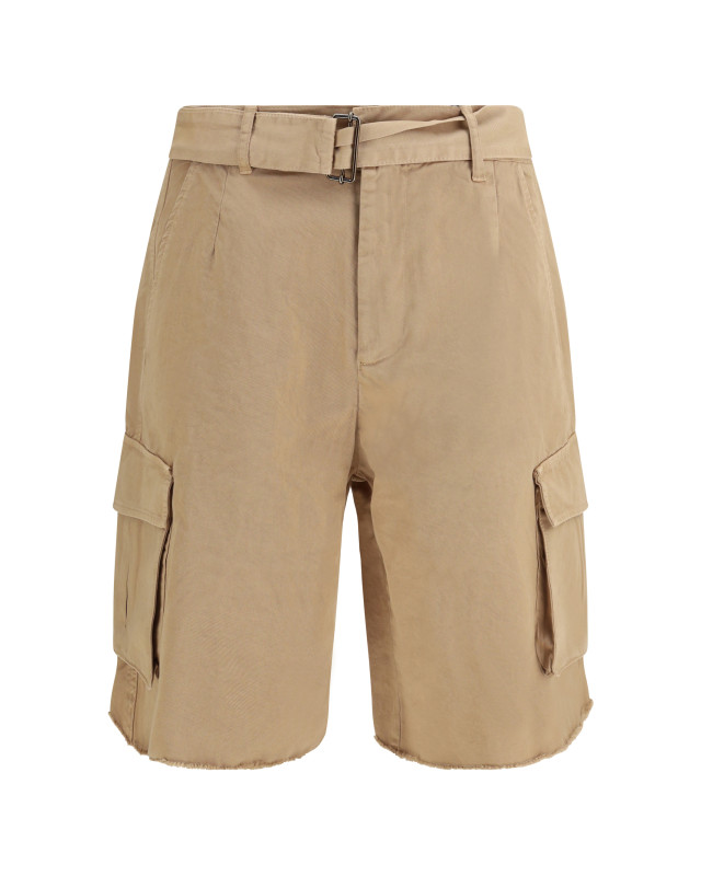 Belted button Cargo Shorts