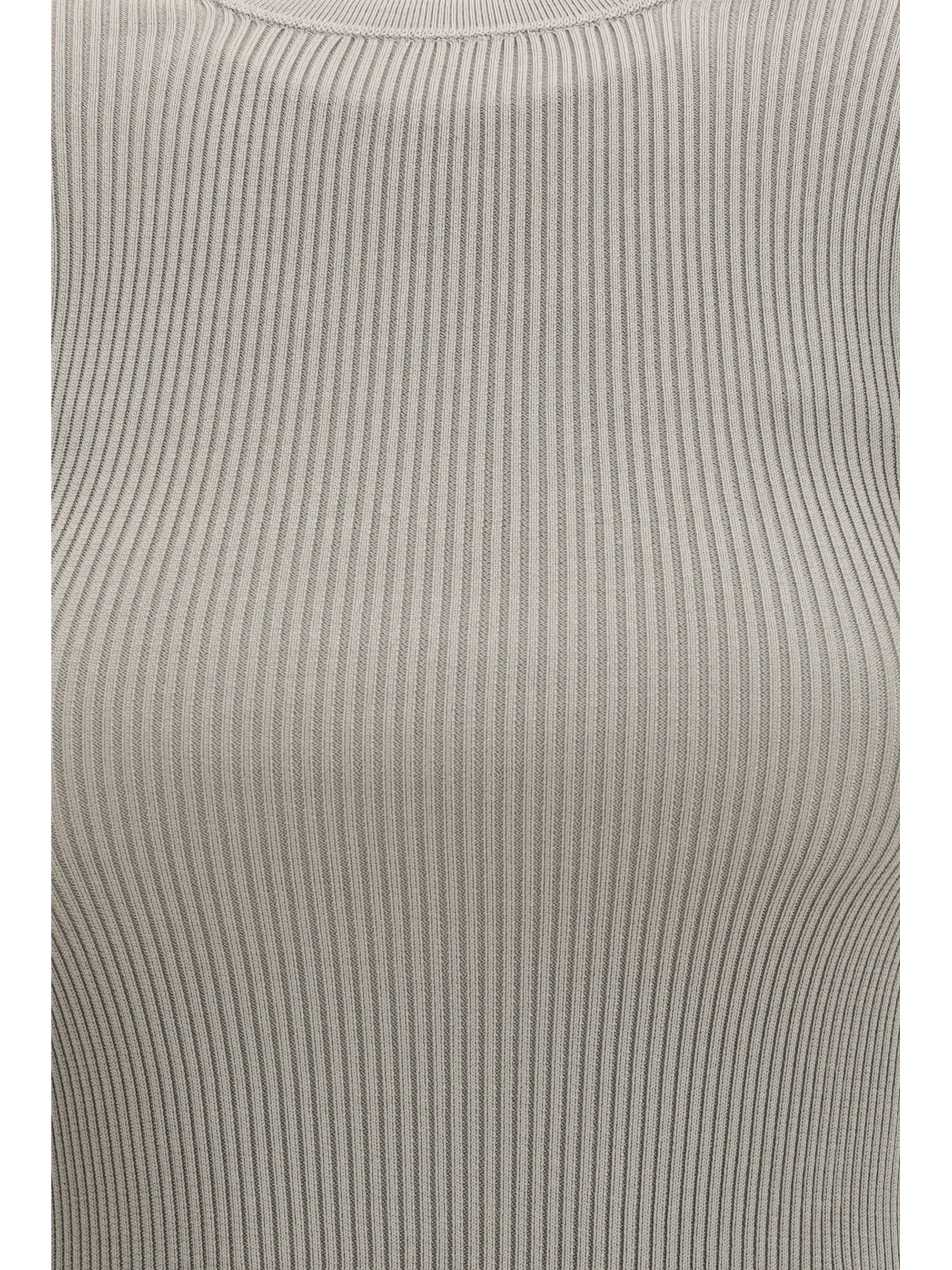 Short-sleeve ribbed T-shirt