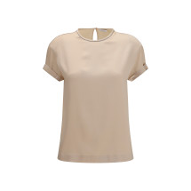Silk Blouse with monili chain