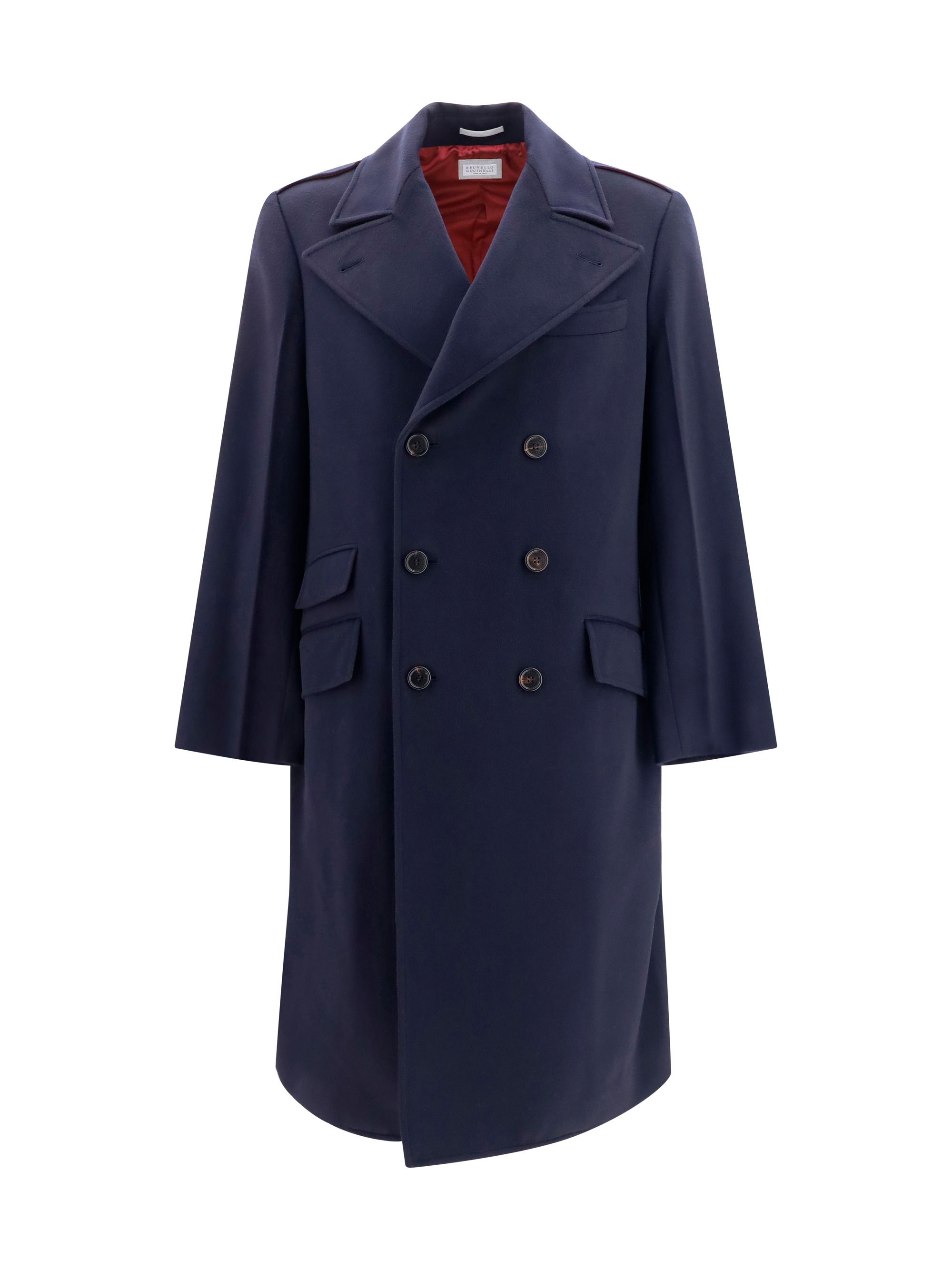 Double-breasted wool Coat