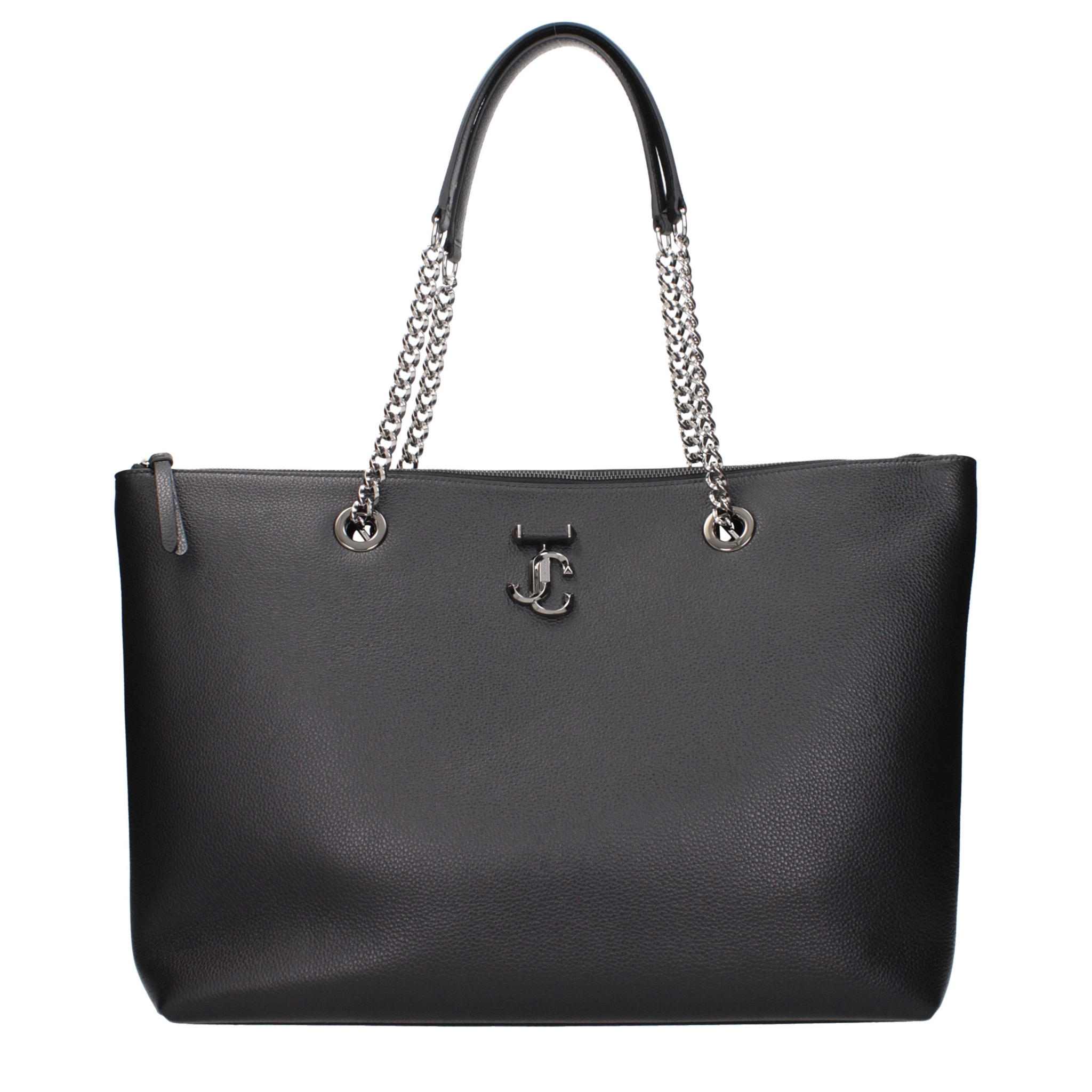 [Jimmy Choo] Tote bag SS25 JCBALYASLOGLTBLACKGUNMETAL
