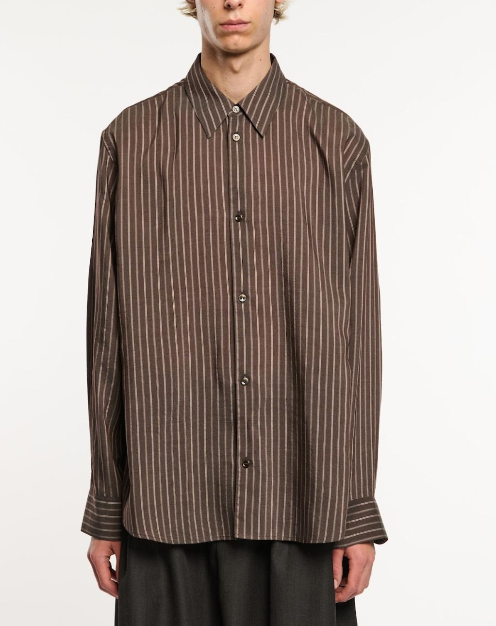 [Studio Nicholson] Shirts Long Sleeve FW26 VIEW-SNM-1126