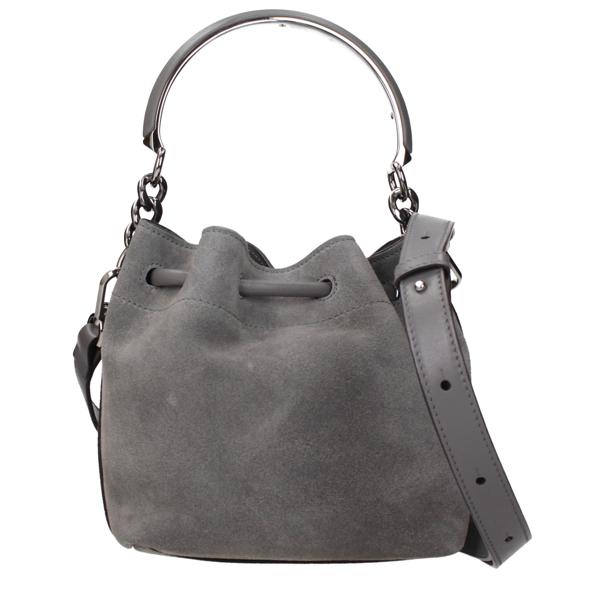 [Jimmy Choo] Tote bag SS25 BONBONBUCKETSOSUESTORMGUNMETAL