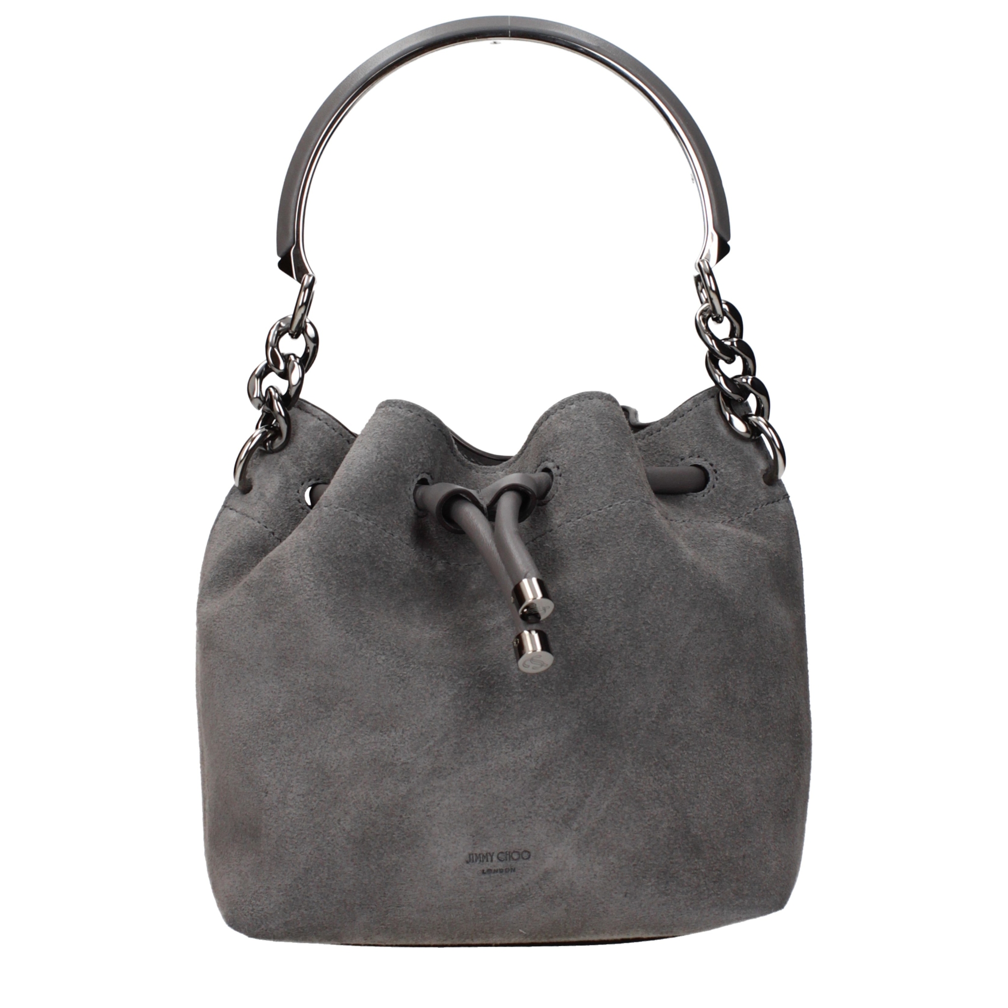 [Jimmy Choo] Tote bag SS25 BONBONBUCKETSOSUESTORMGUNMETAL