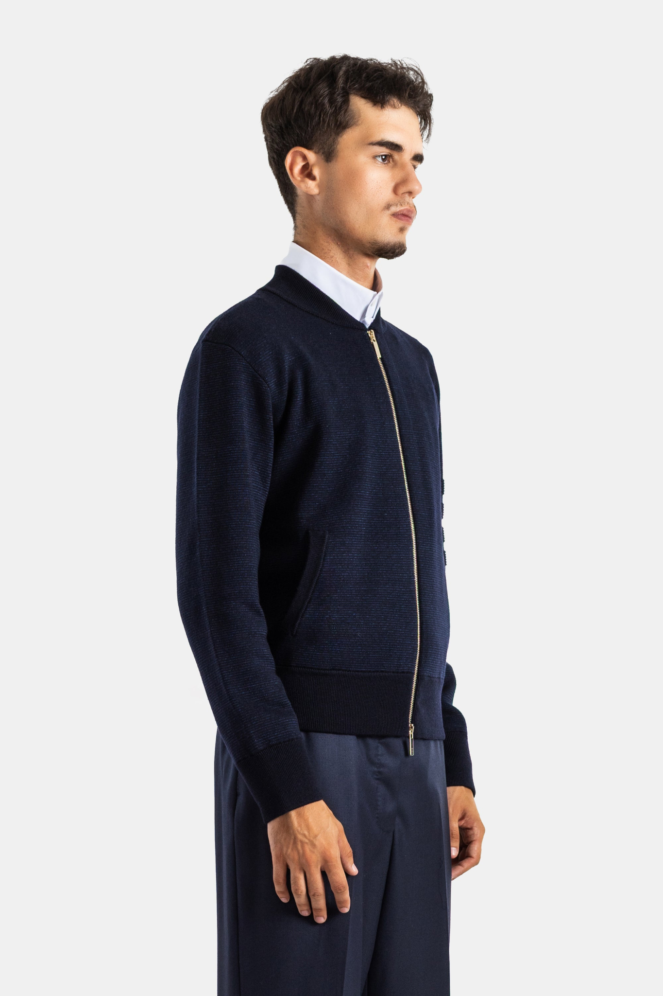 [Thom Browne] Zip up FW26 MKJ144A-Y1055