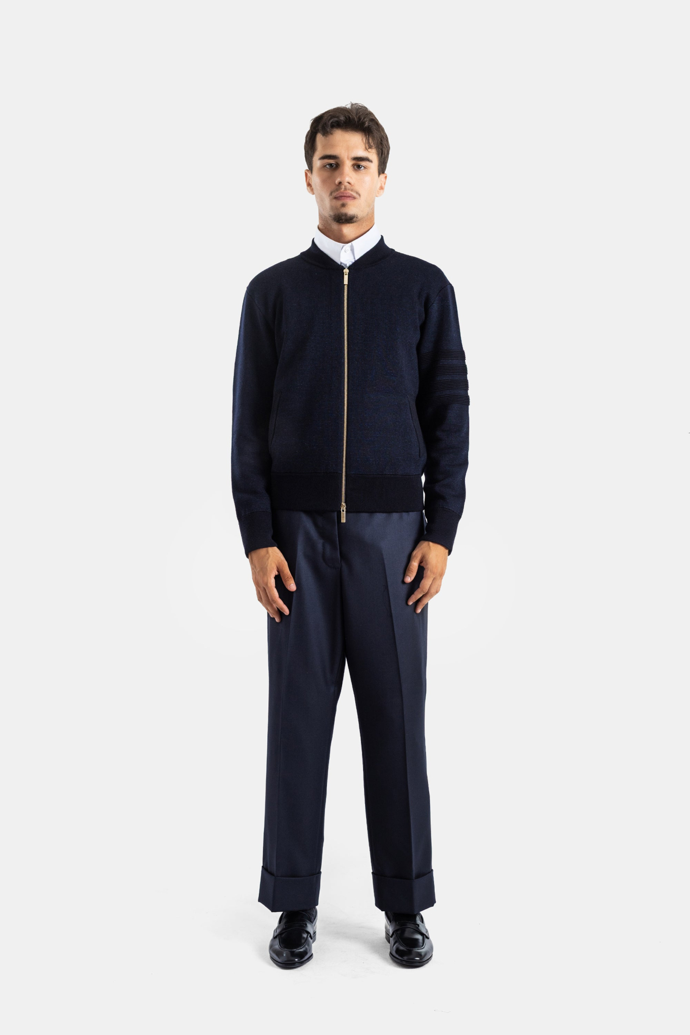[Thom Browne] Zip up FW26 MKJ144A-Y1055