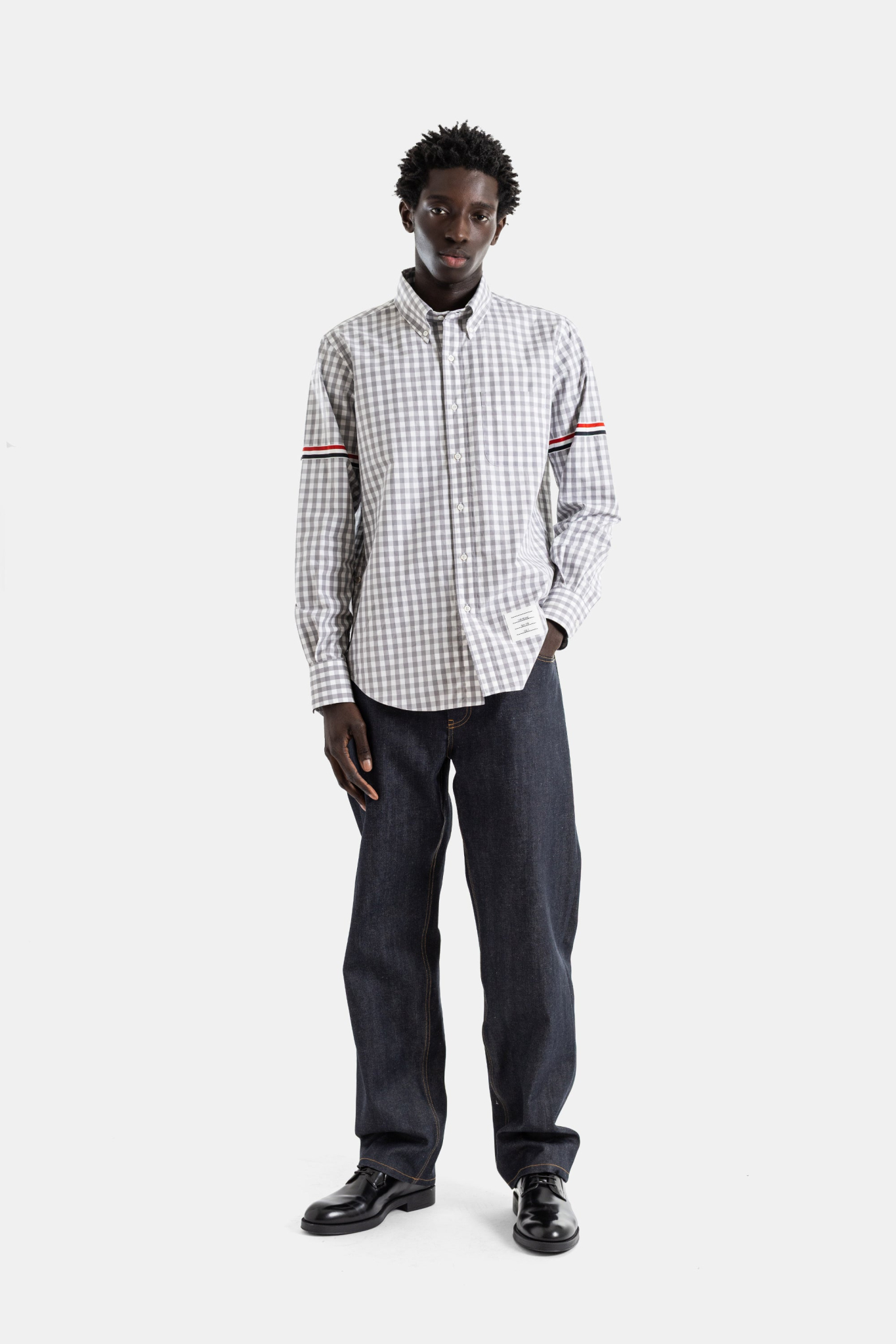 [Thom Browne] Shirts Long Sleeve FW25 MWL301O-F0998
