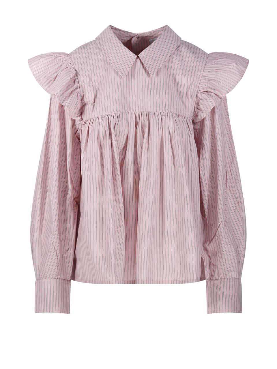 [GANNI] Shirts Long Sleeve SS26 A1040084