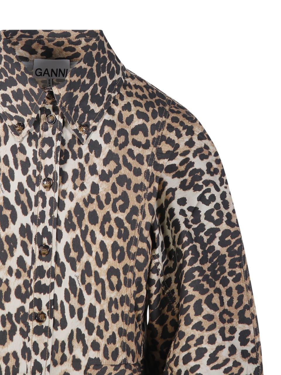 [GANNI] Shirts Long Sleeve SS26 A1040058