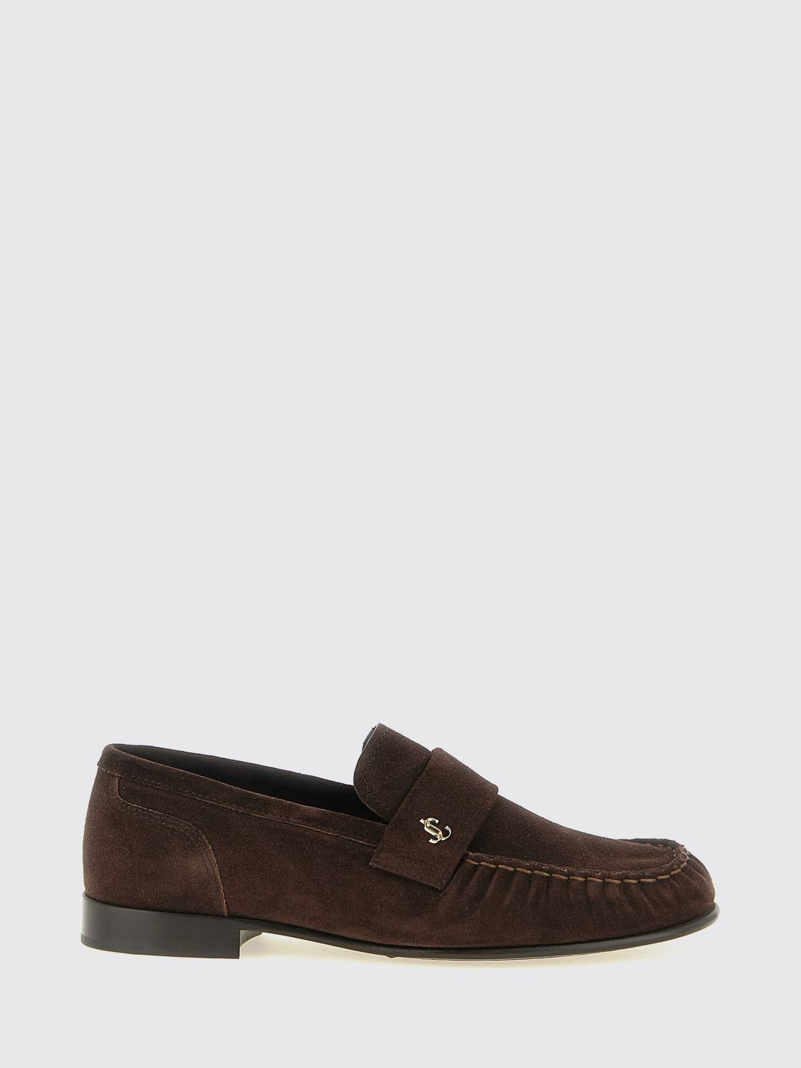 [Jimmy Choo] Loafer FW26 ELLISLOAFERFSUE CHOCOLATE