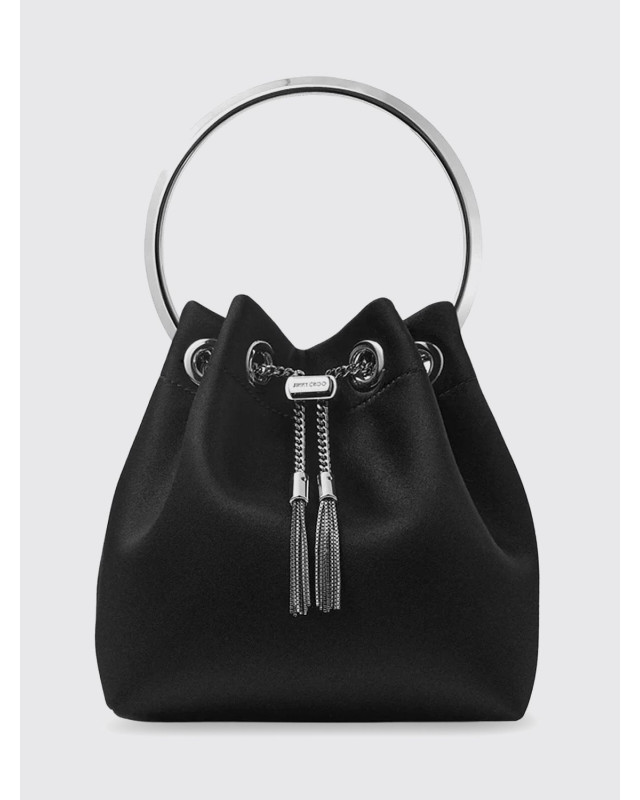 [Jimmy Choo] Tote bag FW26 BONBONFUQBLACKSIL BLACKSILVER