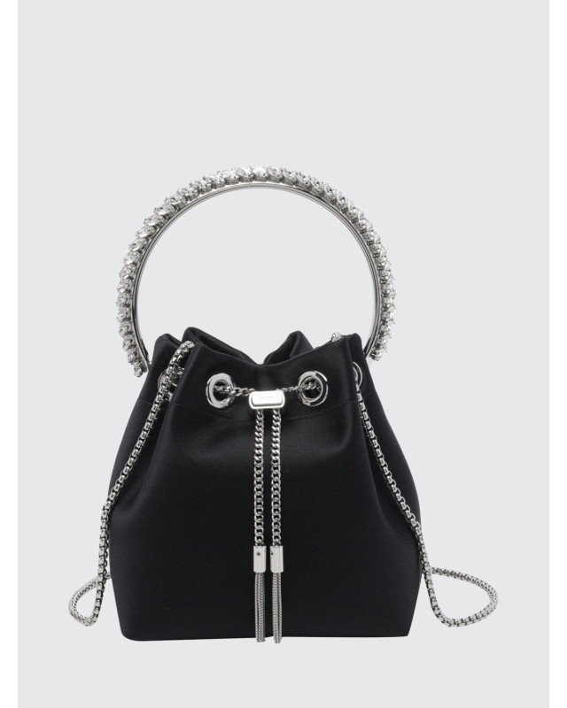 [Jimmy Choo] Tote bag FW26 BONBONVKM BLACK/CRYSTAL