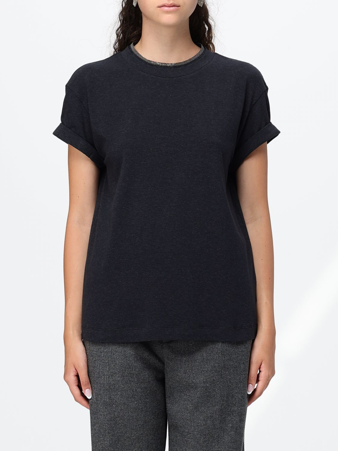 [Brunello Cucinelli] T-shirts Short Sleeve FW26 M0T18BD200 C055
