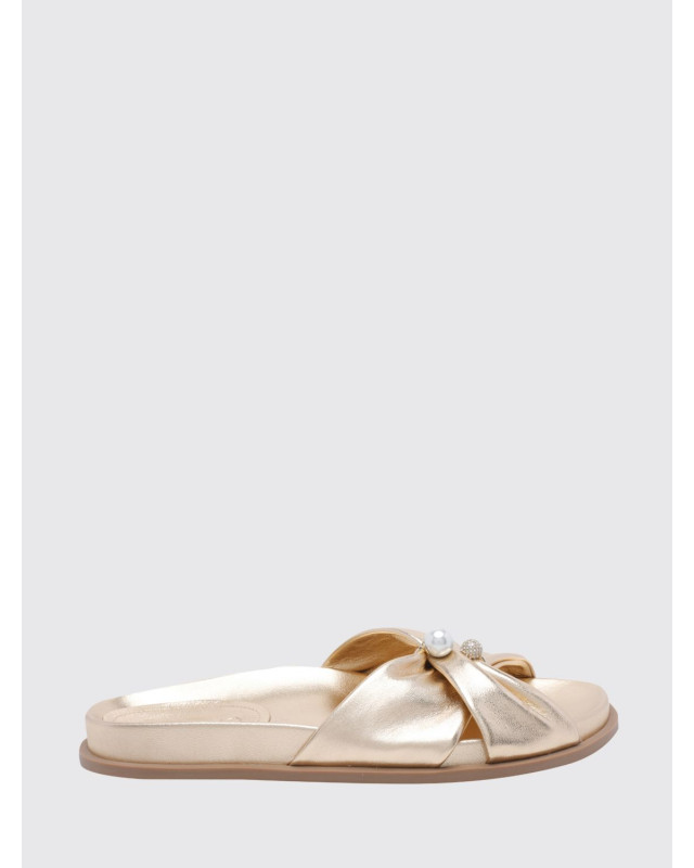 [Jimmy Choo] Sandals FW26 RAFIFLATMNA GOLD