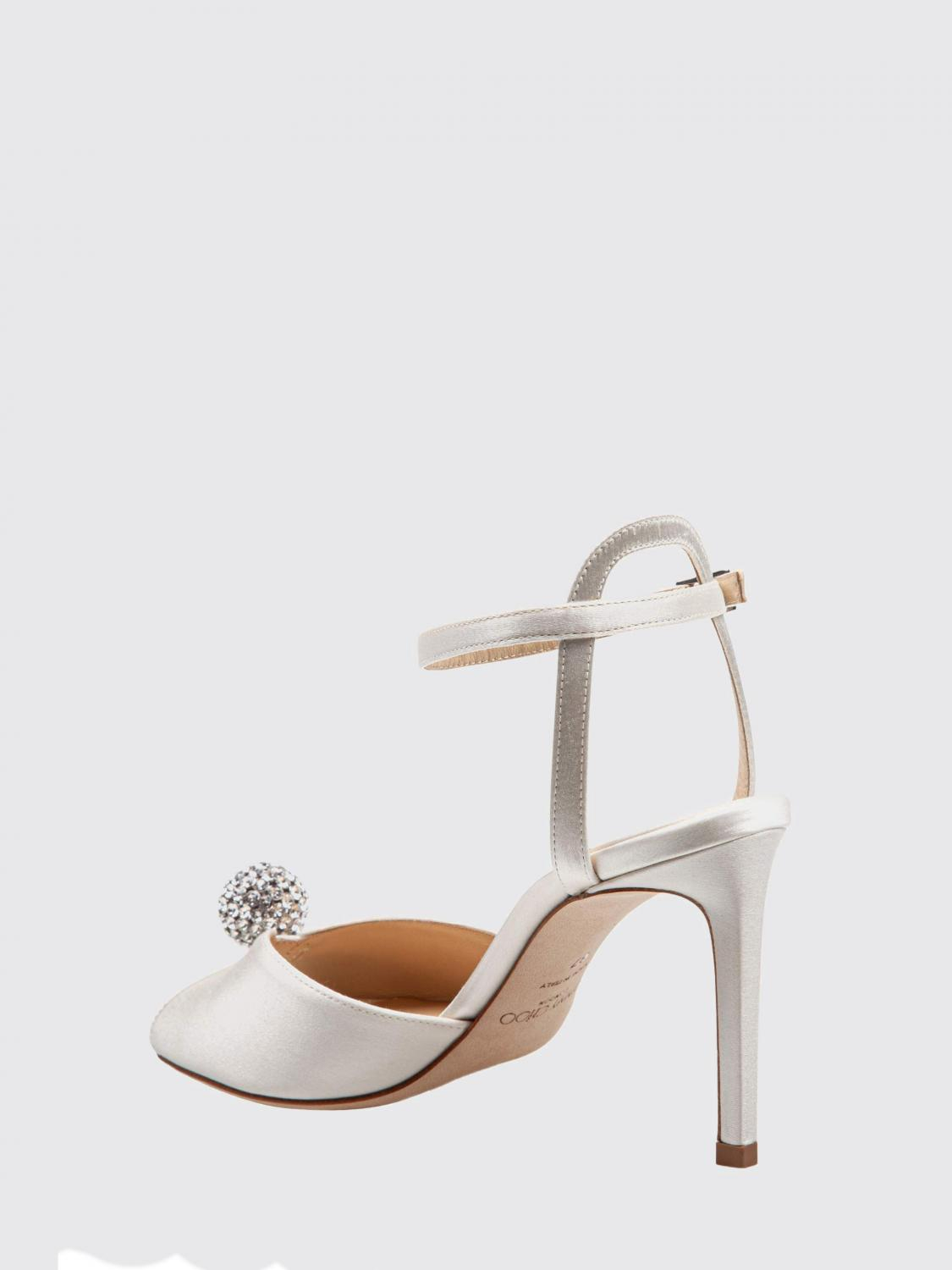 [Jimmy Choo] Sandals FW26 J000127888 Ivory/Crystal