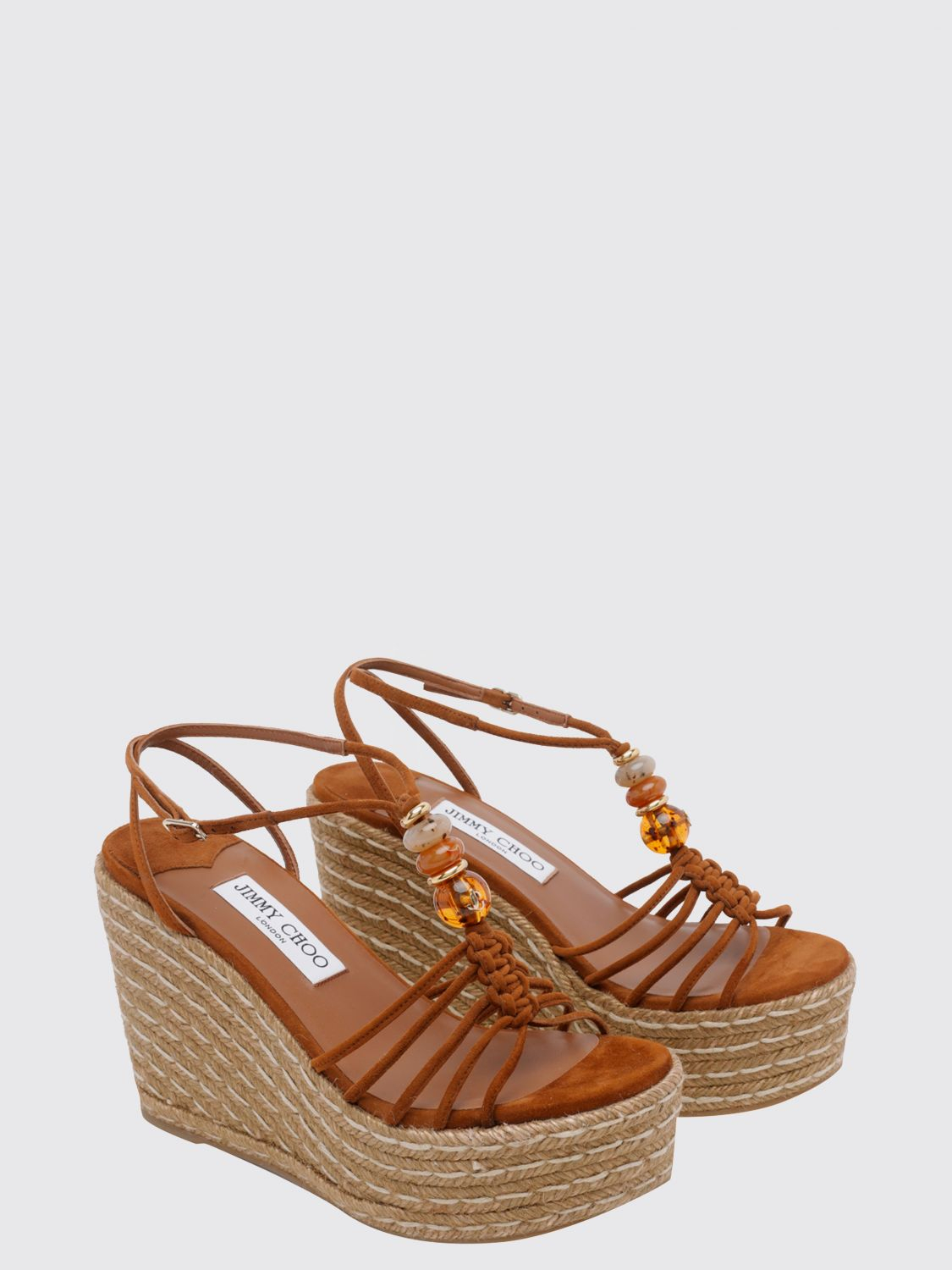 [Jimmy Choo] Wedges FW26 LEMIWEDGE100IPV TAN MIX